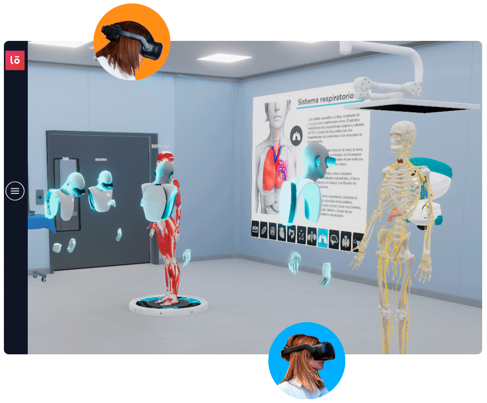 VR medical scene of VIROO